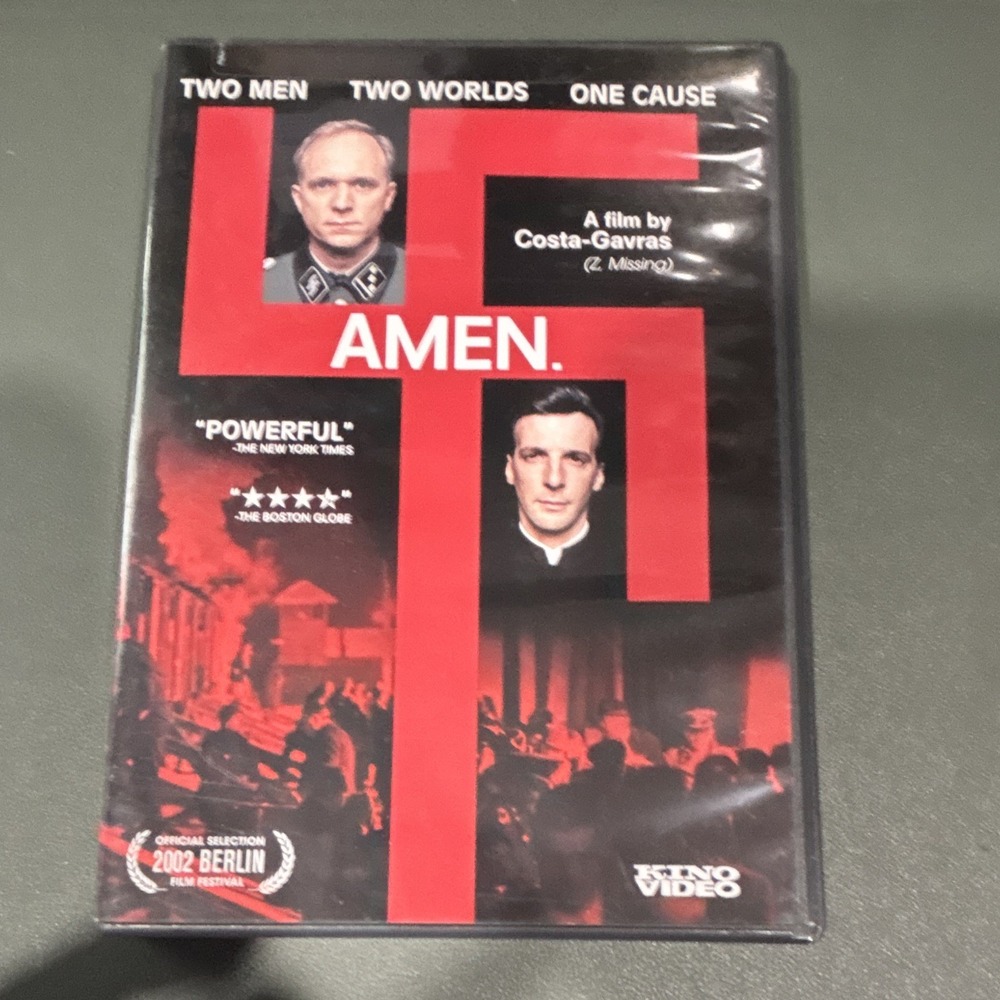 Amen. (DVD, 2002) Costa-Gavras Thriller w/ Tukur & Kassovitz, Trailers